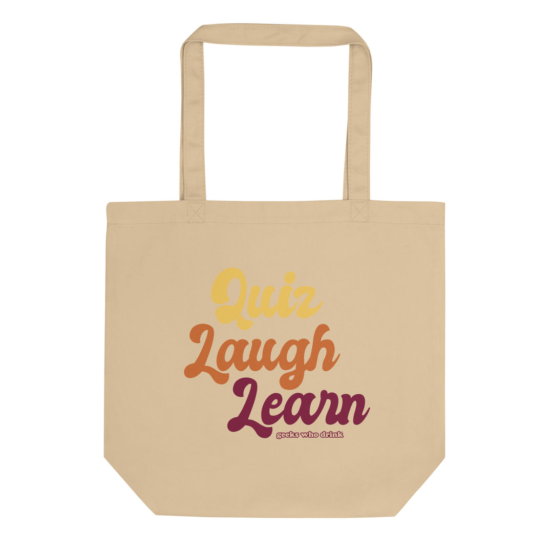 Quiz, Laugh, Learn Eco Tote Bag