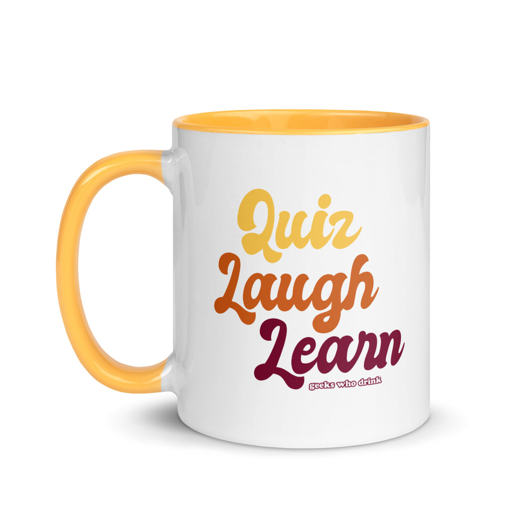 Quiz, Laugh, Learn Mug