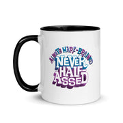 GWD Always Harebrained Never Half Assed Mug